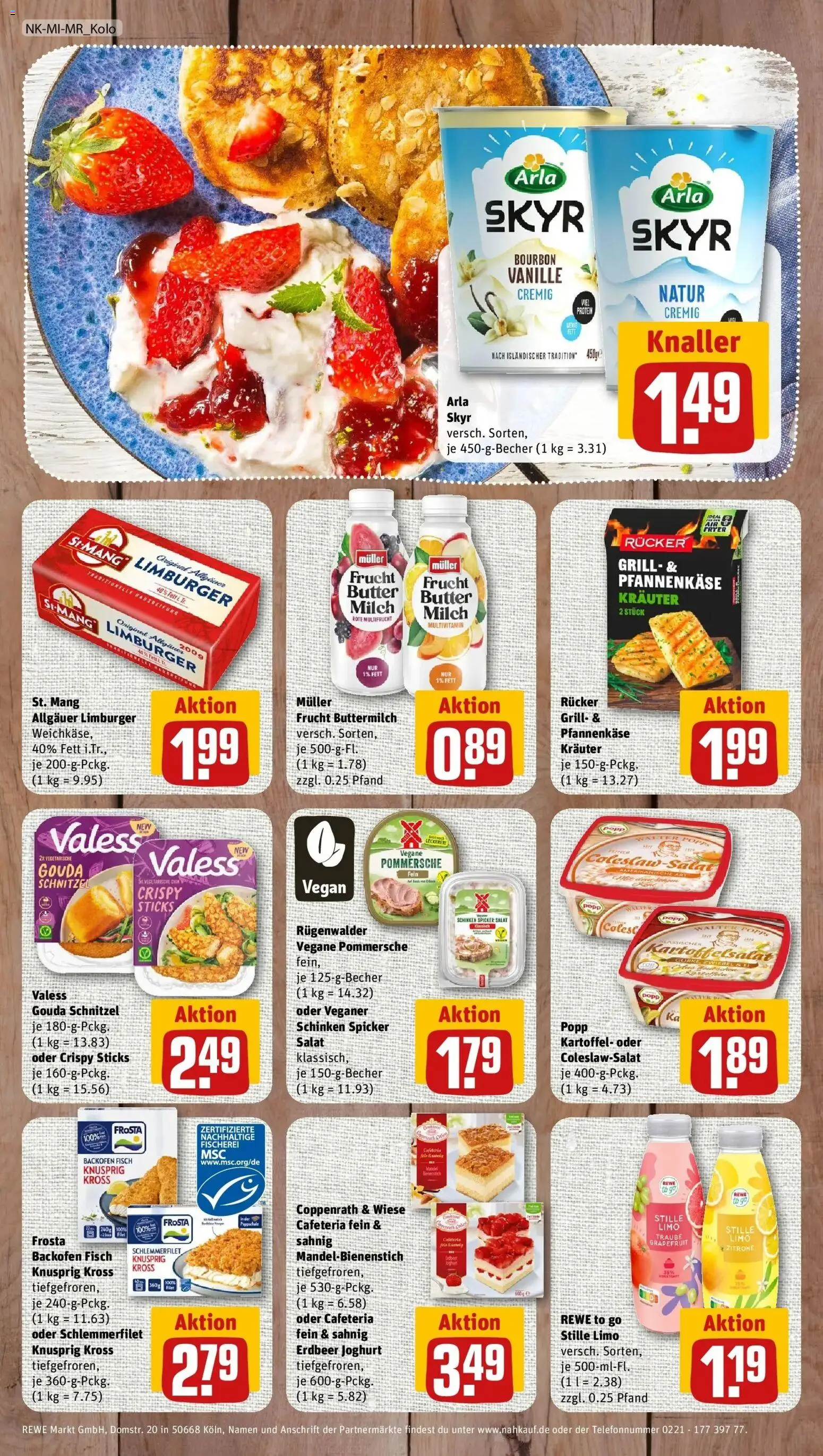 Rewe Prospekt Maintal / Bischofsheim – gültig ab 13.07.2026 | Seite: 8 | Produkte: Frosta, Fisch, Backofen, Salat