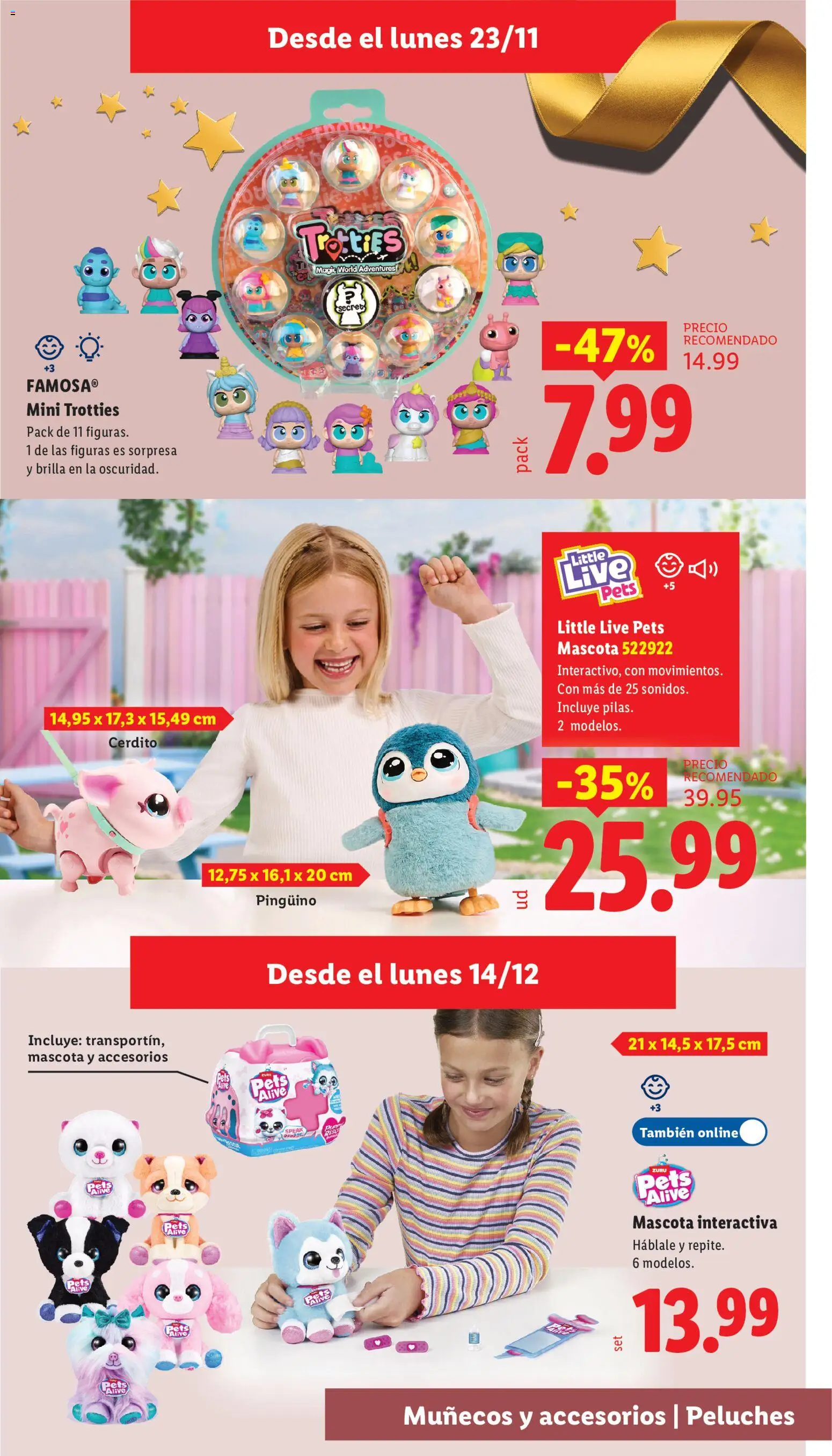 Lidl - Juguetes de imaginación │ válido desde el 21/10/2026 | Página: 23 | Productos: Peluches