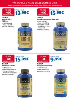Vista previa Costco catálogo válido desde el 03/08/2026 | Página: 8 | Productos: Cápsulas, Omega, Peso