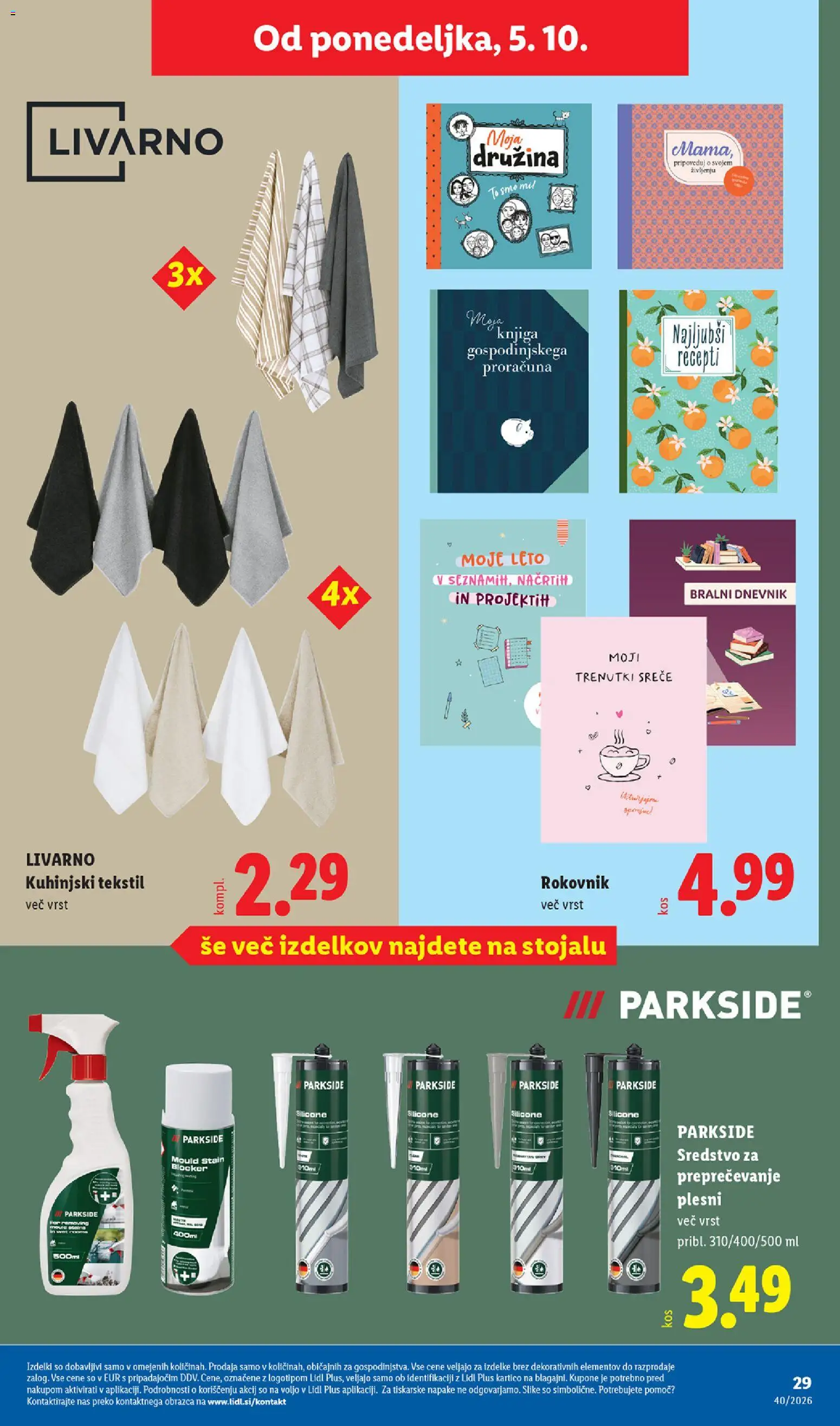 Novi Lidl katalog ponudbe – veljaven od 01.10.2026 | Stran: 57