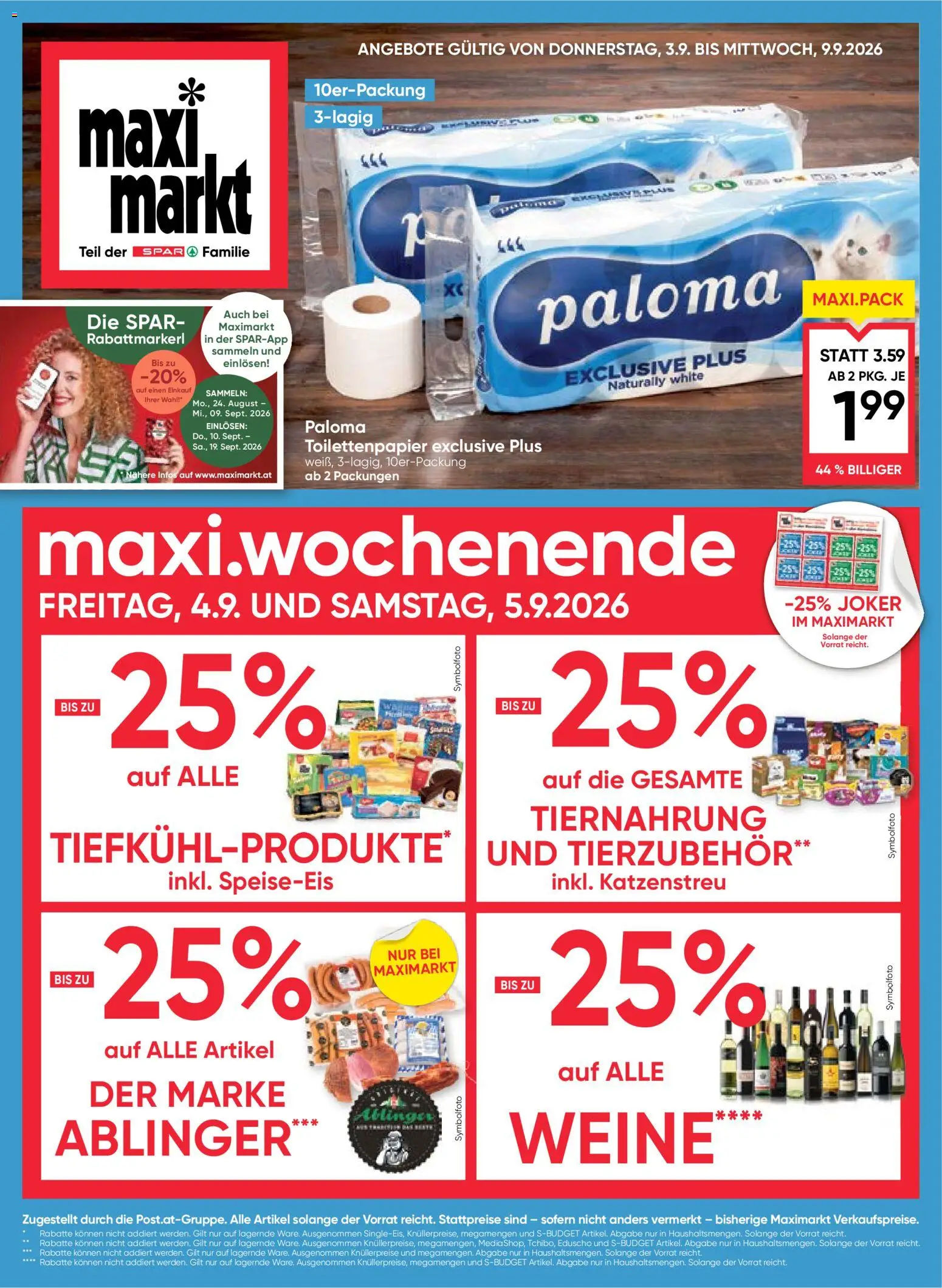 Maximarkt Flugblatt gültig ab 03.09.2026 | Seite: 1