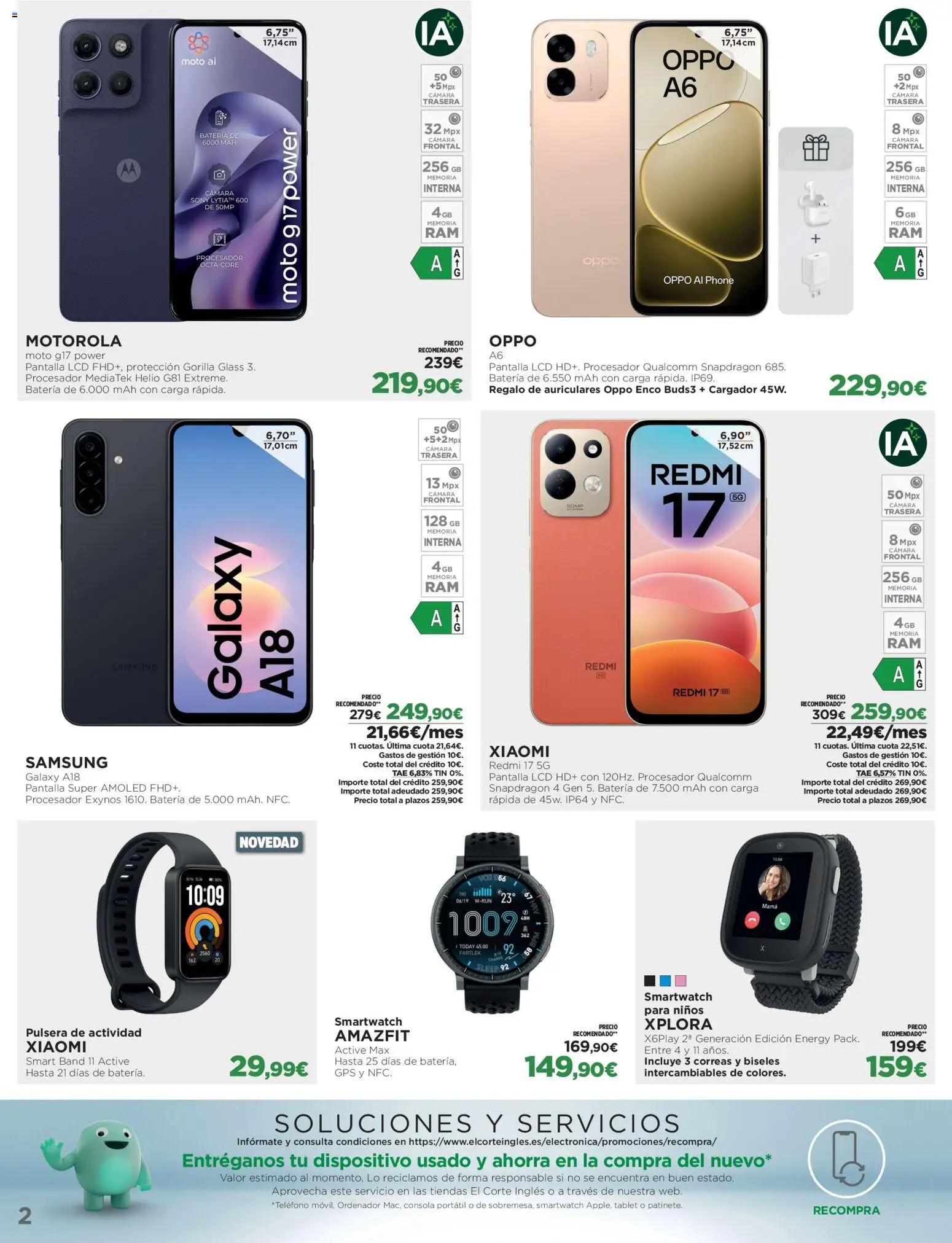 El Corte Inglés Los Tecnoprecios │ válido desde el 05/10/2026 | Página: 2 | Productos: Portátil, Consola, Tablet, Ordenador