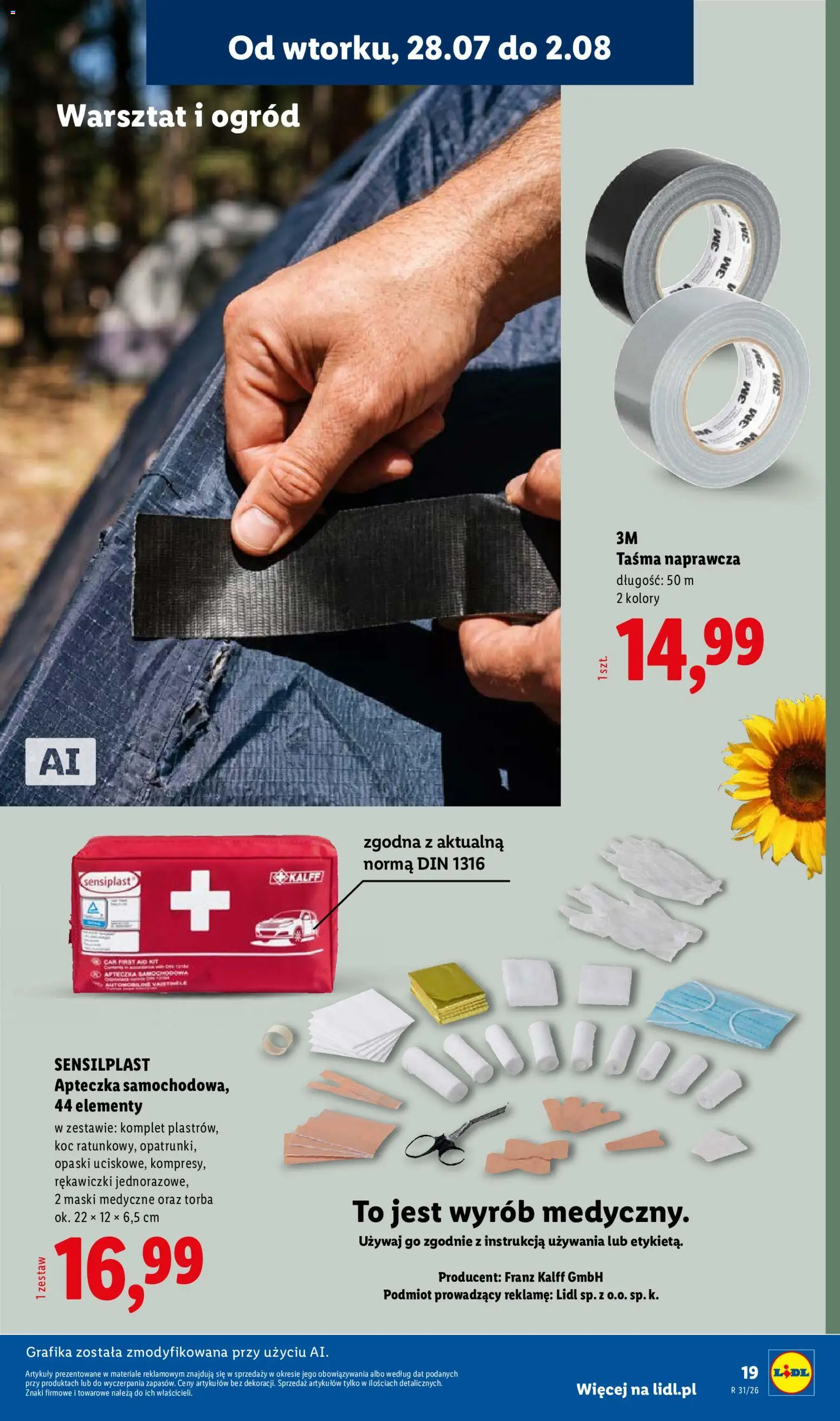 Lidl Polsko leták od 28.07.2026 | Strana: 19 | Produkty: Sensiplast