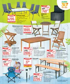 Náhled letáku Globus leták - Léto od 03.06.2026 | Strana: 13 | Produkty: Polštářky, Židle, Lavice, Slunečník