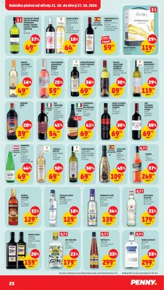 Náhled letáku DRY GIN GMG, 0,7 l od 21.10.2026 | Strana: 23