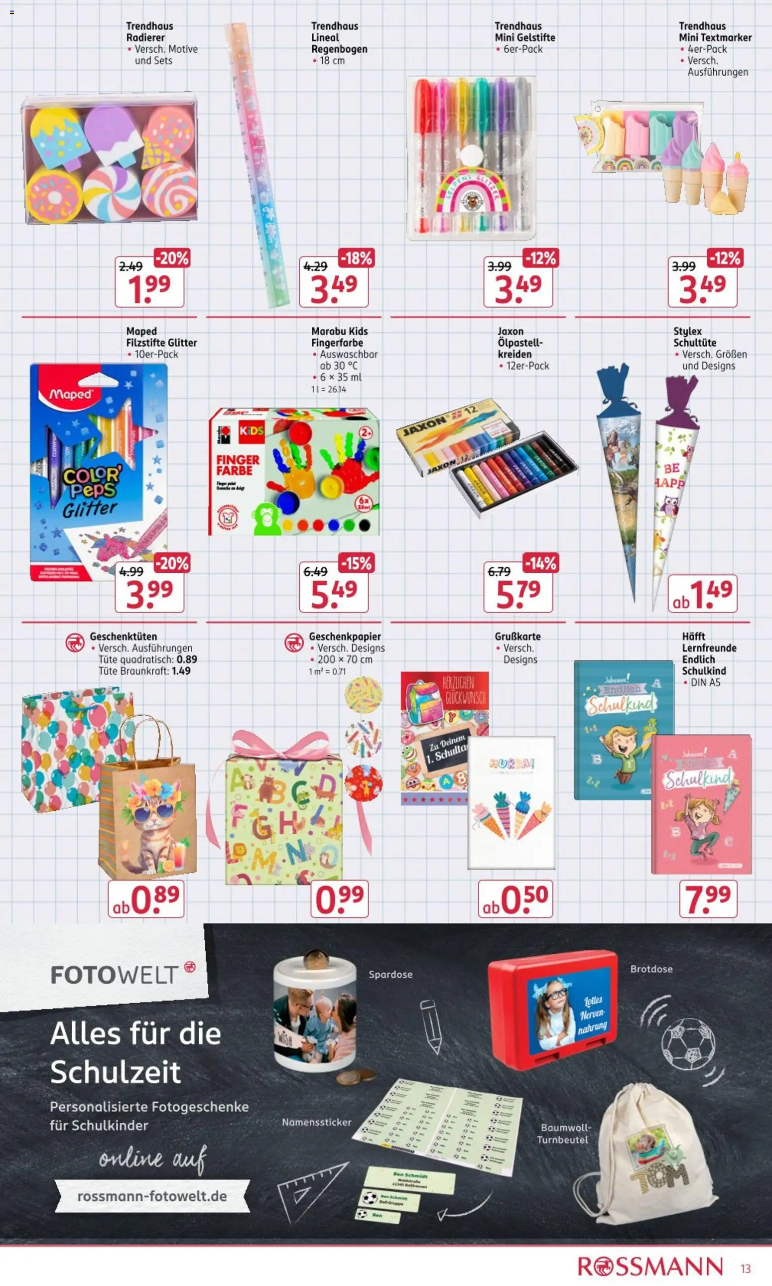 Rossmann Schulaktion – gültig ab 29.06.2026 | Seite: 13