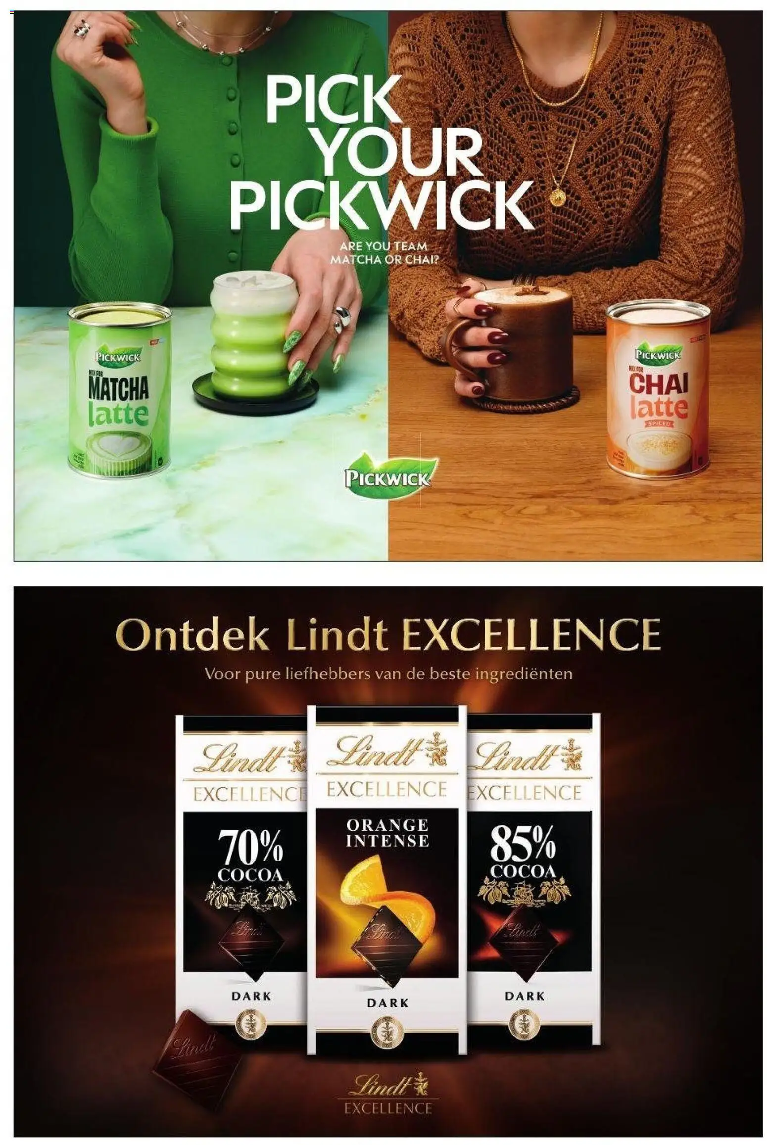 {H1} | Pagina: 10 | Producten: Matcha, Lindt, Chai Latte, Ingrediënten