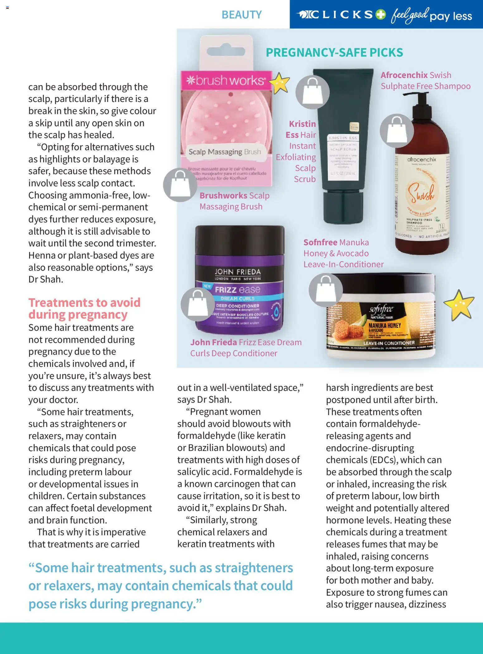 New Clicks catalogue – valid from 01.05.2026 | Page: 61 | Products: Brush, Conditioner, Hair conditioner, Scrub