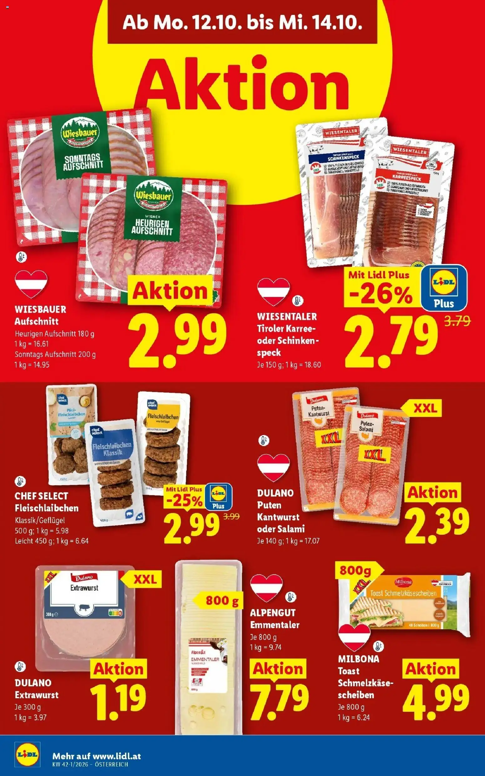 Lidl Flugblatt - Fohnsdorf ab 04.10.2026 - Angebote ab donnerstag | Seite: 47 | Produkte: Speck, Salami, Schinken