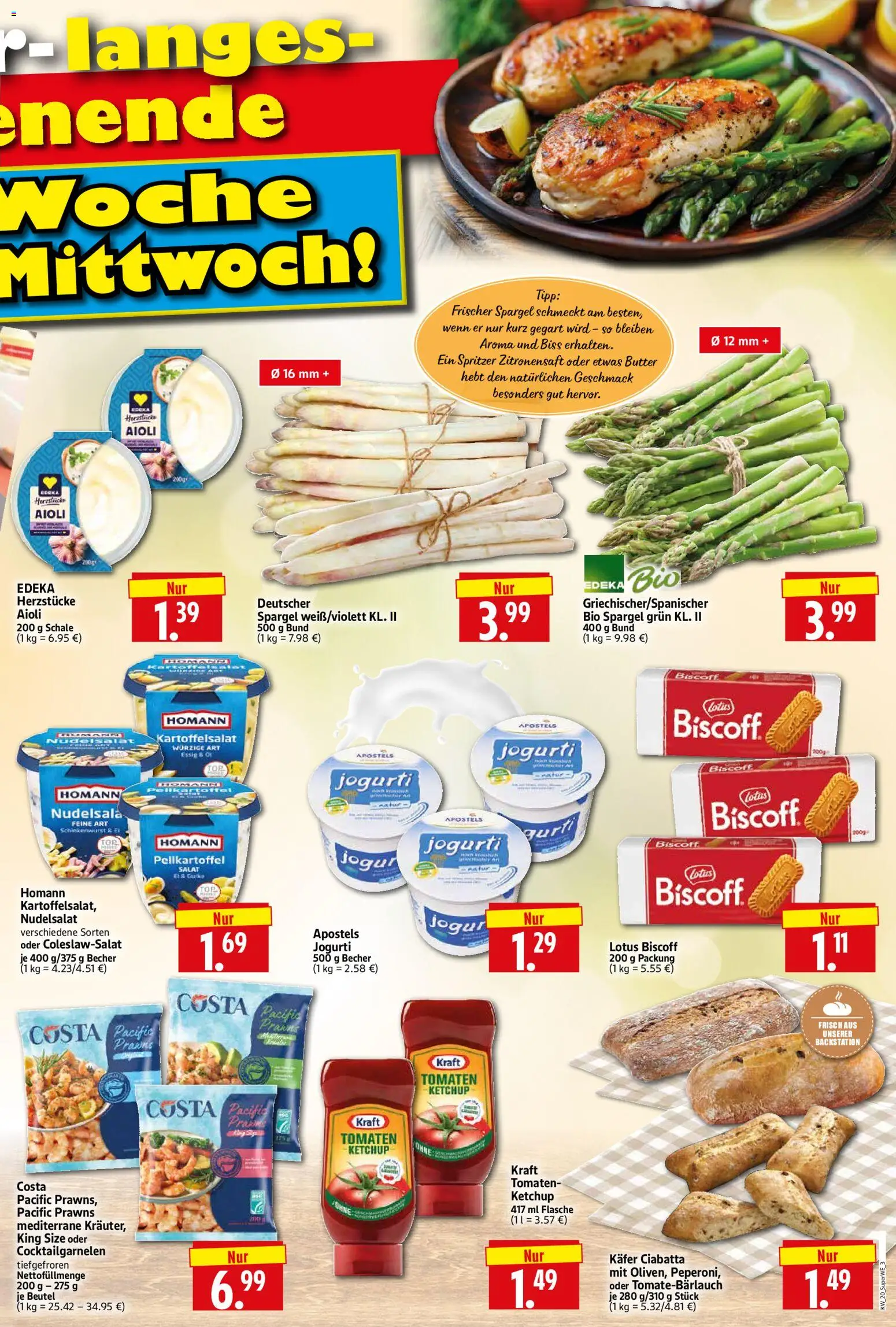 HERKULES Sonderbeilage – gültig ab 13.05.2026 | Seite: 3 | Produkte: Butter, Öl, Tomaten, Spargel