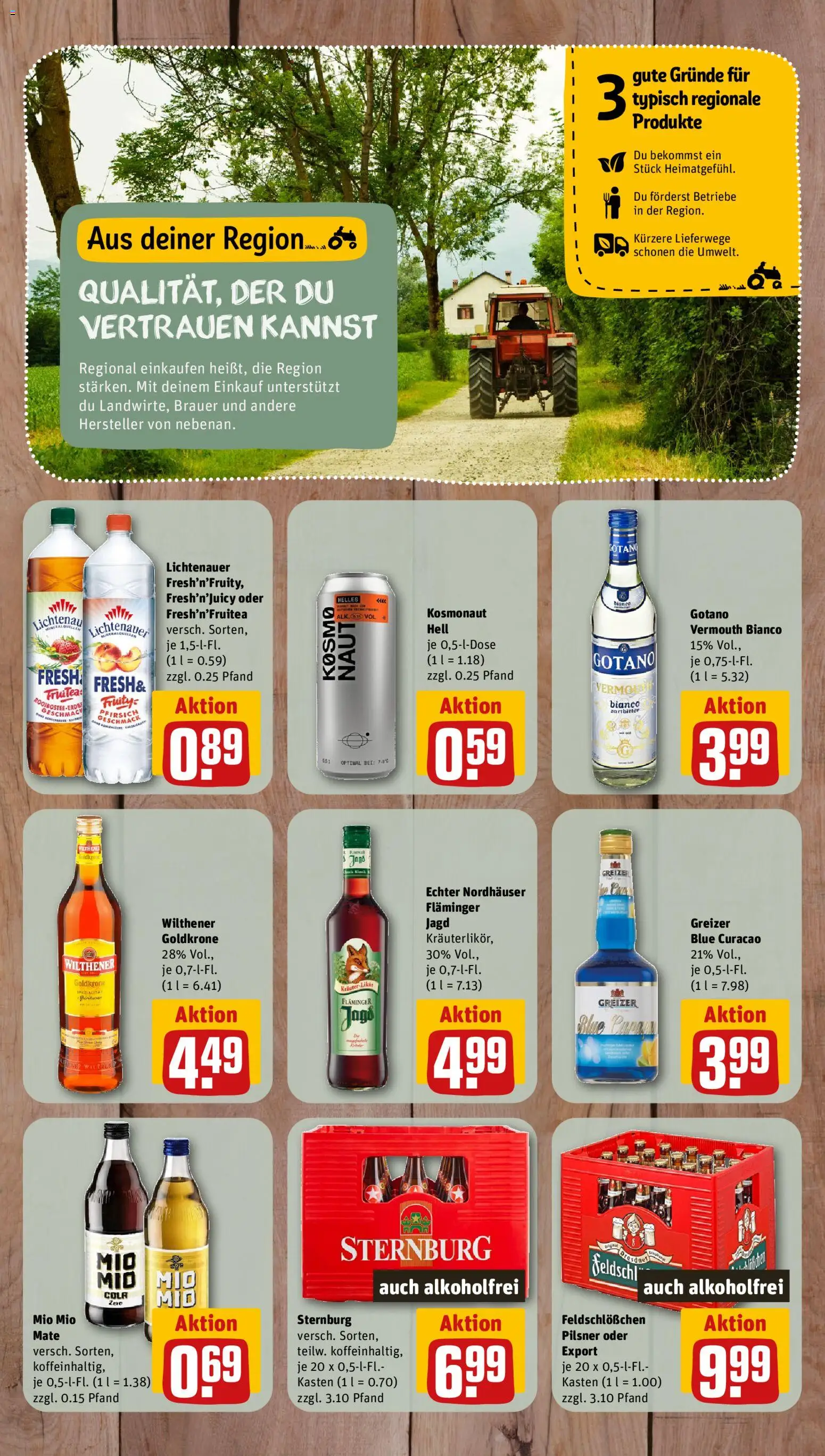 Nahkauf Prospekt – gültig ab 03.08.2026 | Seite: 11 | Produkte: Cola, Wilthener, Pfirsich