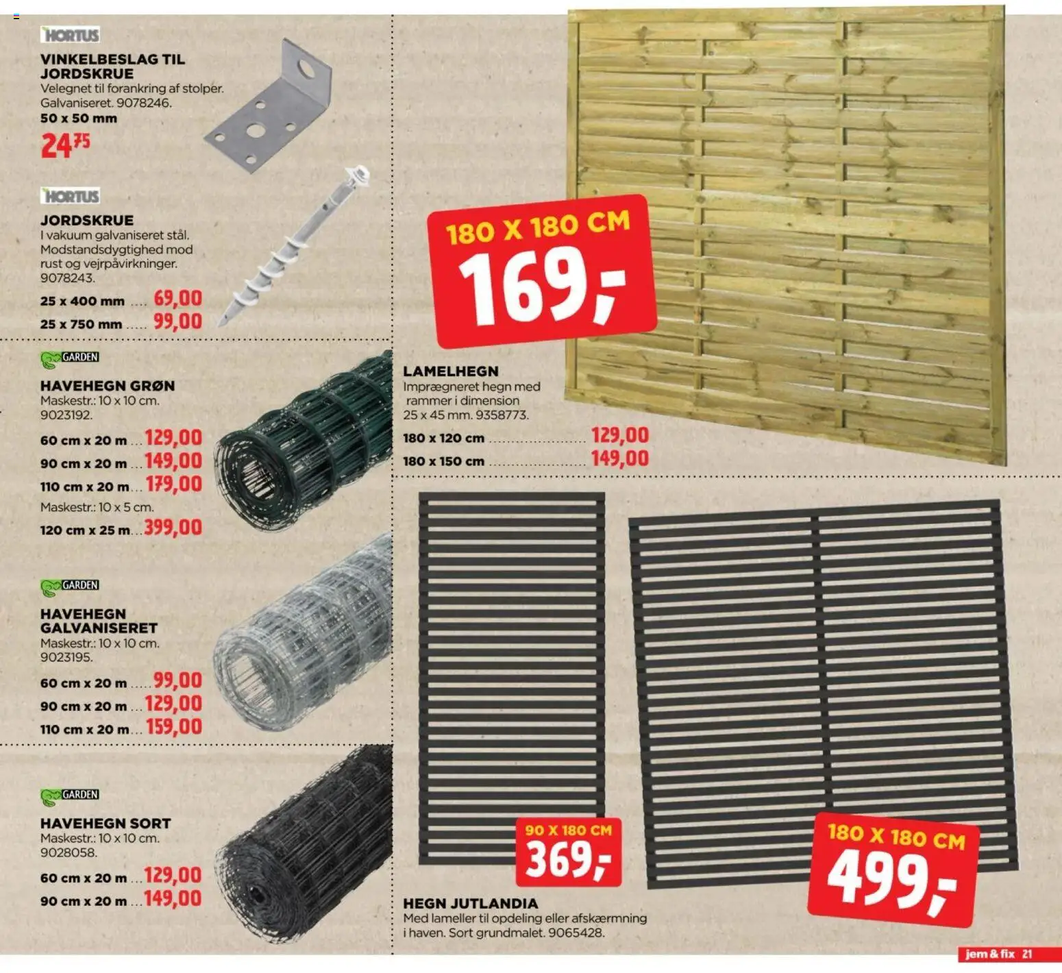 Jem & fix tilbudsavis – gyldig fra 16/08/2026 | Side: 21 | Produkter: Rammer