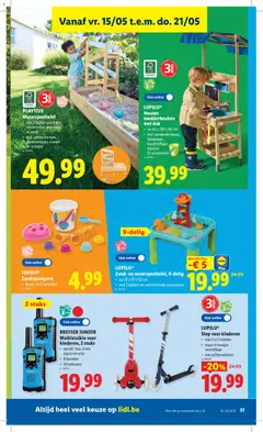 Lidl Folder week 20 - Voorbeeld van een folder van Lidl, geldig van 11.05.2026 | Pagina: 31 | Producten: Bord