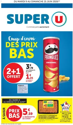Super U - Prévisualisation de Super U - Les prix bas de la semaine valide à partir de 09.06.2026
