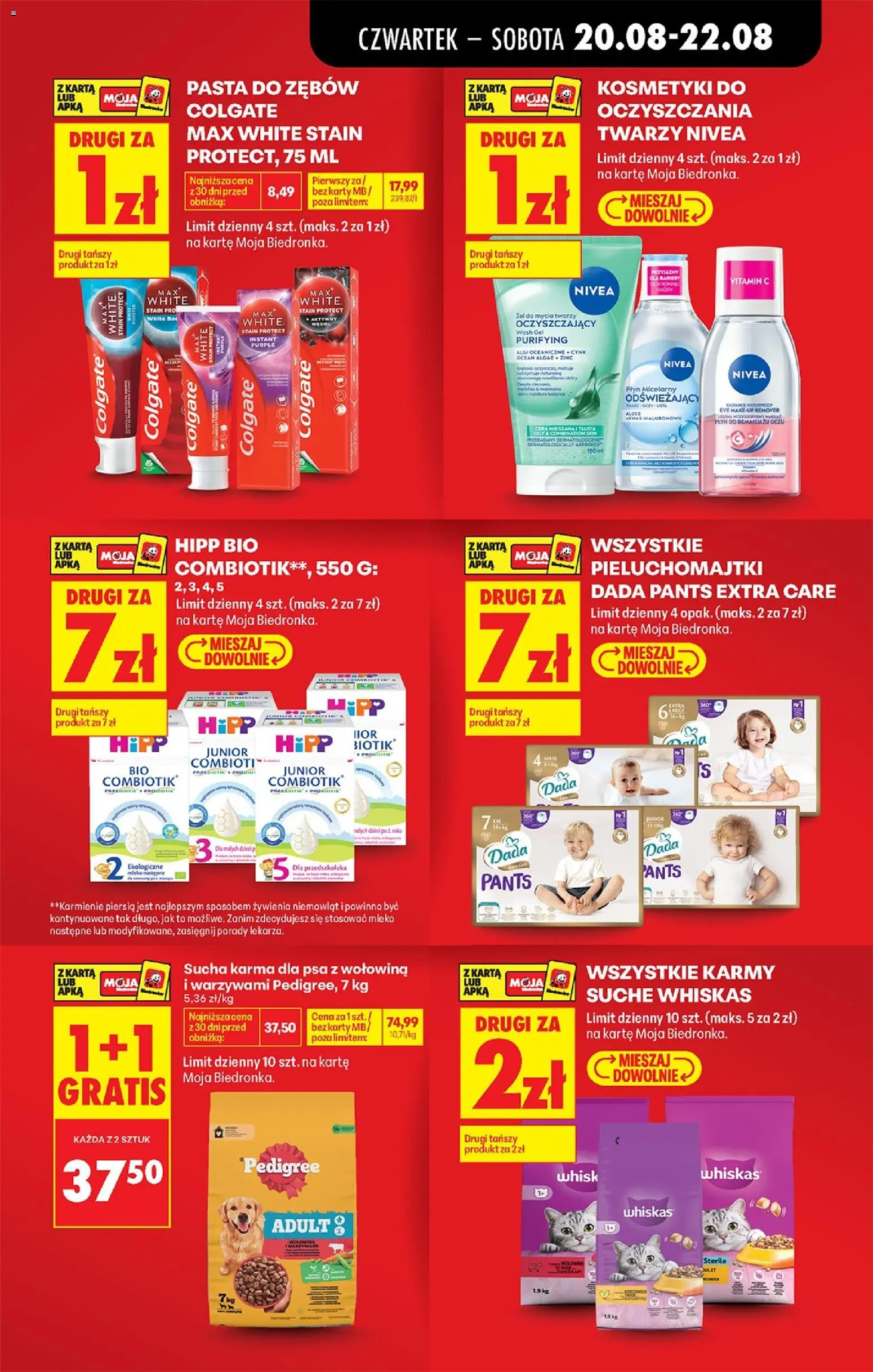 Biedronka Polsko leták - Codziennie niskie ceny od 20.08.2026 | Strana: 17 | Produkty: Nivea, Pedigree, Karty, Hipp