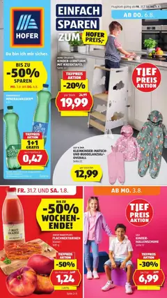 Hofer Flugblatt ab 31.07.2026 gültig