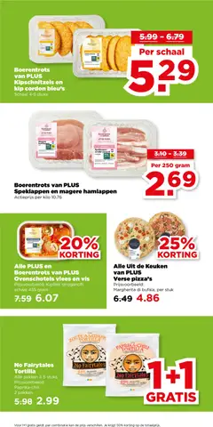 Plus folder week 24 - Voorbeeld van een folder van Plus, geldig van 10.06.2026 | Pagina: 10 | Producten: Vis, Tortilla, Kip, Groenten