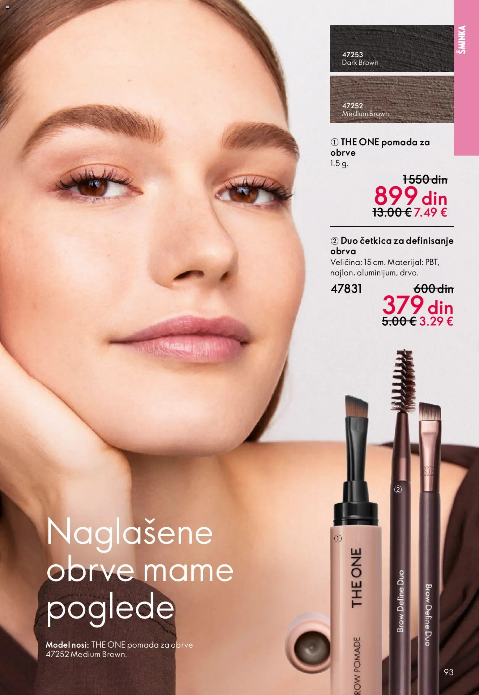 Oriflame katalog - važi od 01.04.2026 | Strana: 93 | Proizvode: Šminka