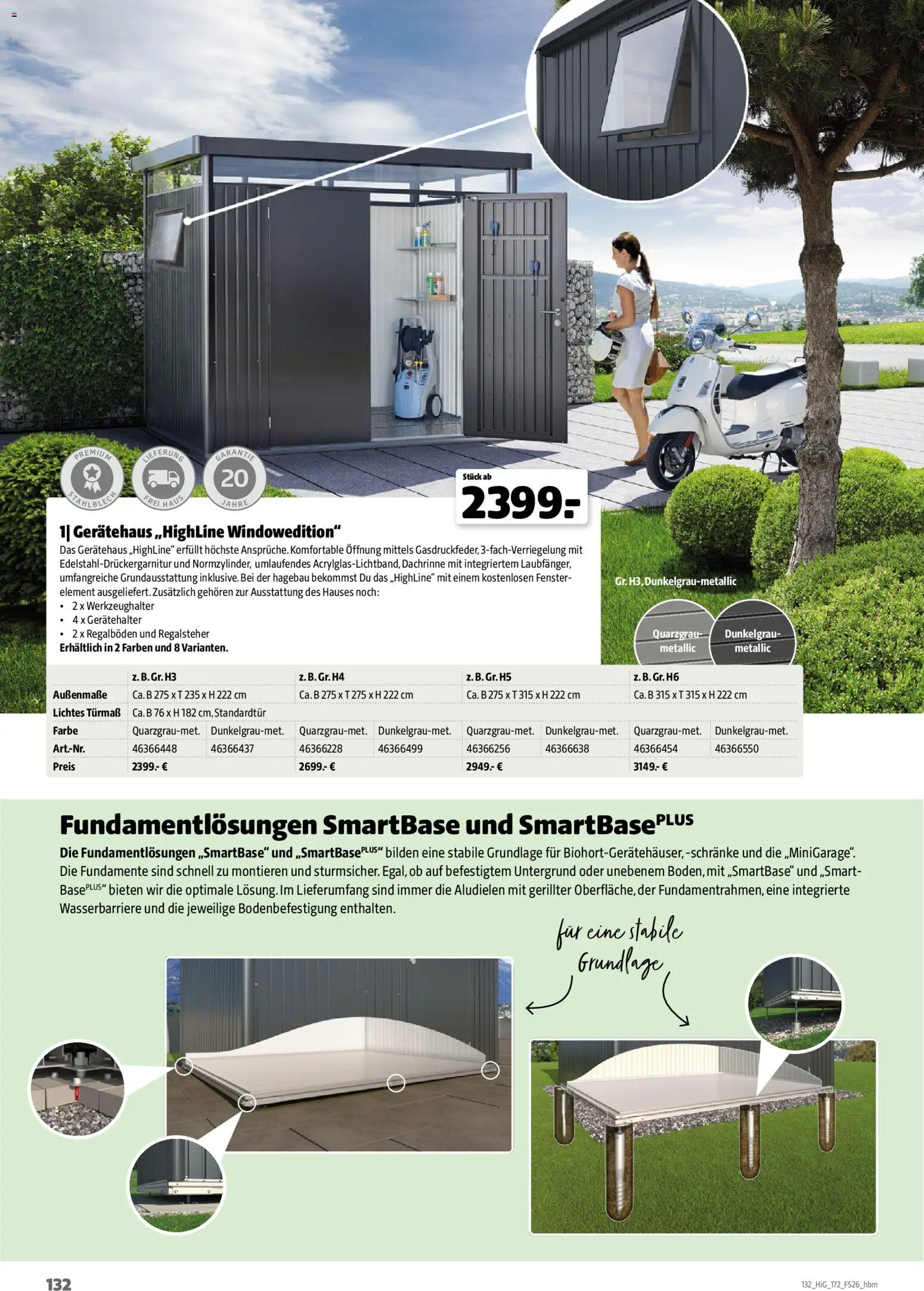 Hagebau Gartengestaltungsortiment – gültig ab 02.03.2026 | Seite: 132