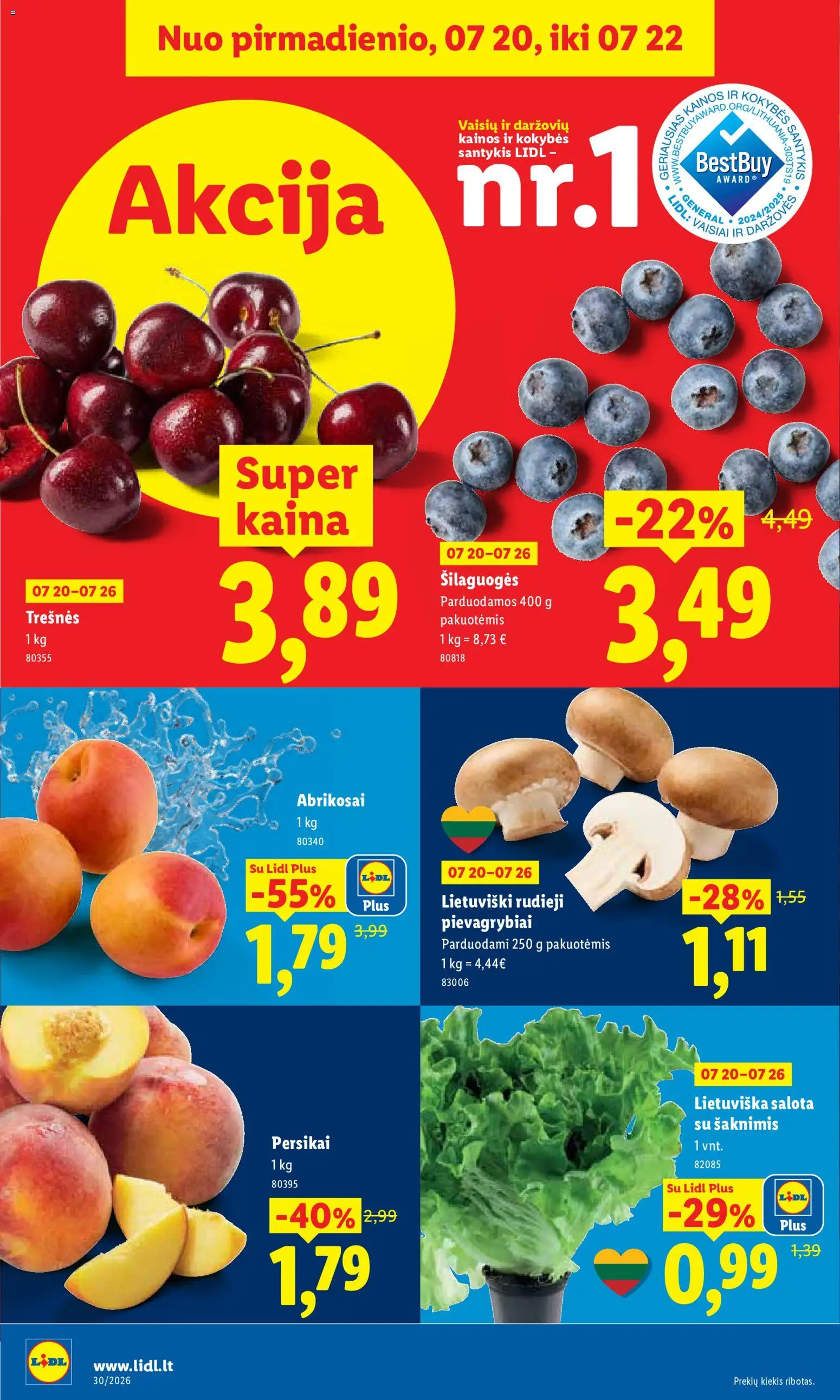 LIDL akcijos nuo 2026.07.20 | Puslapis: 6