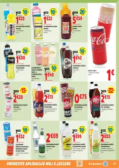E.leclerc katalog akcije – veljaven od 07.10.2026 | Stran: 25 | Izdelki: Limeta, Sirup, Voda, Limona