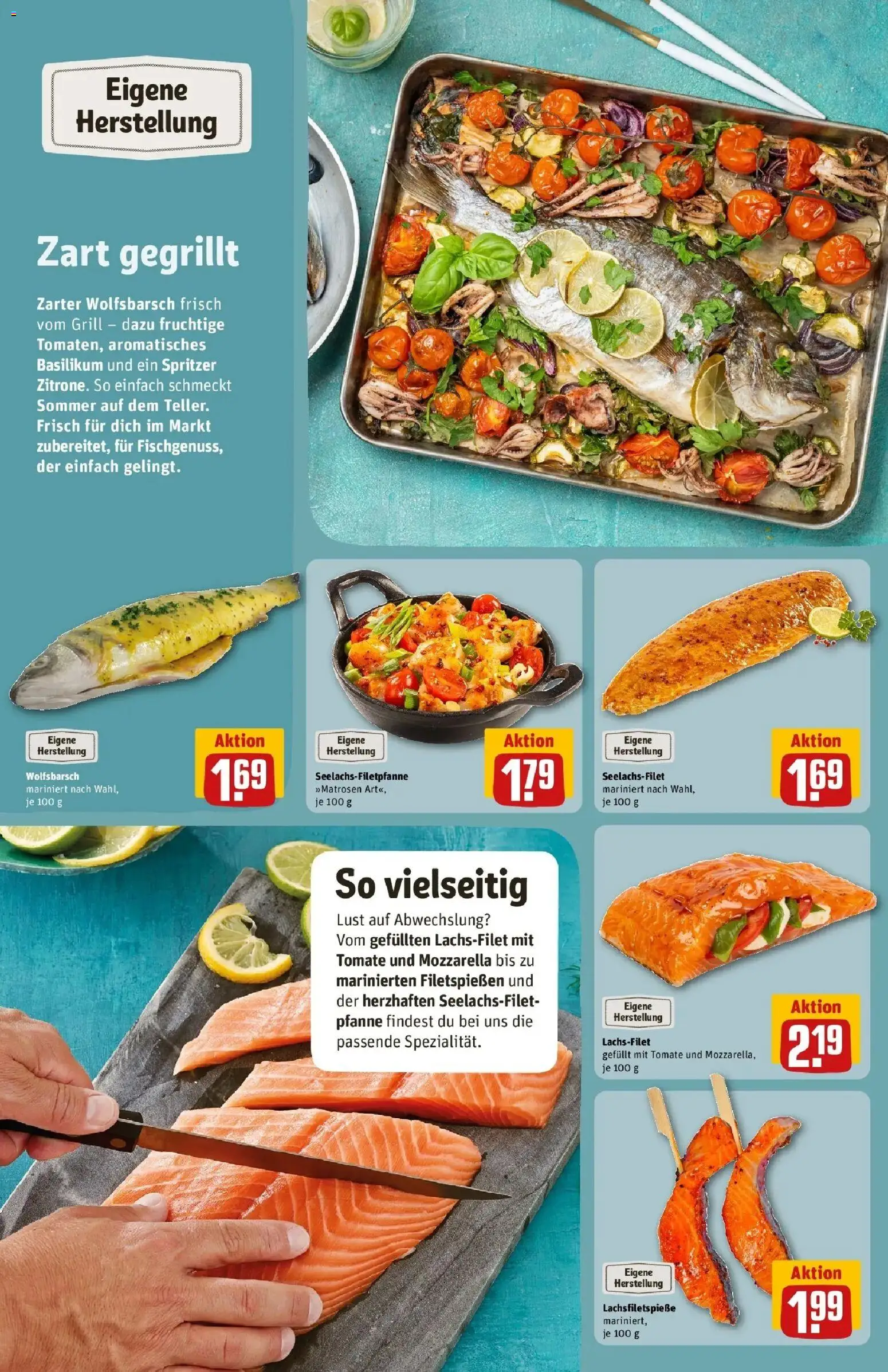 REWE Prospekt ab 31.08.2026 zum Blättern » Angebote | Seite: 13 | Produkte: Grill, Mozzarella