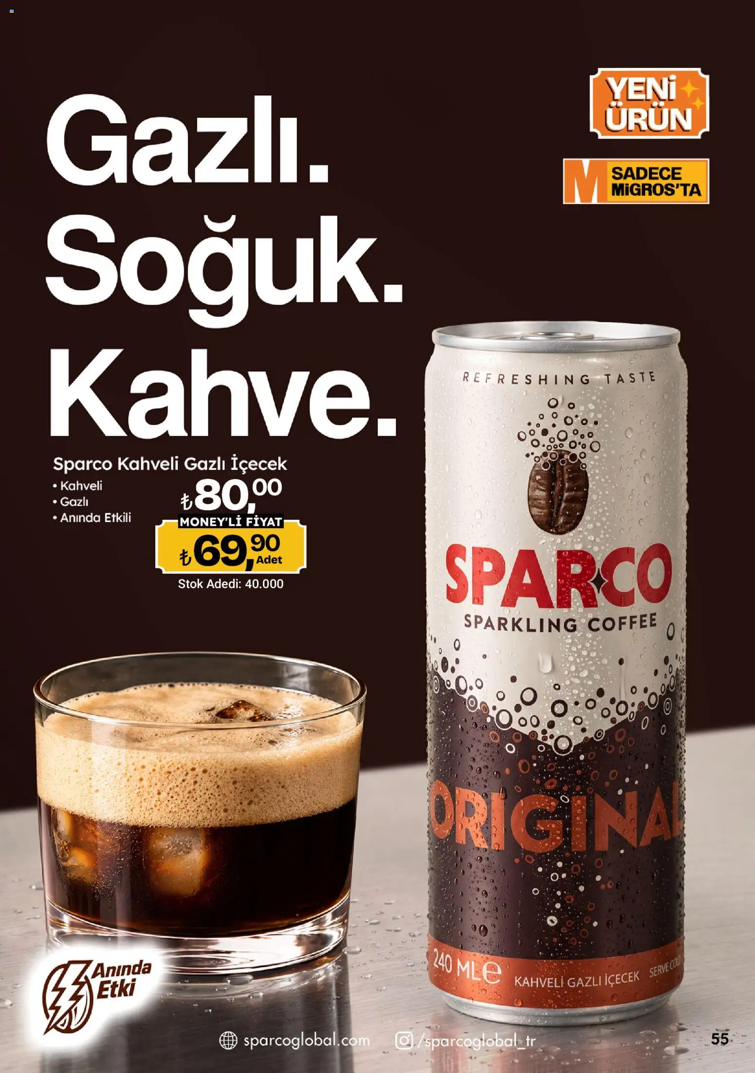 Migros Katalog - 5M Migroskop Dijital - 05 Ekim 2026 tarihinden itibaren geçerlidir | Sayfa: 55 | Ürünler: Gazlı içecek