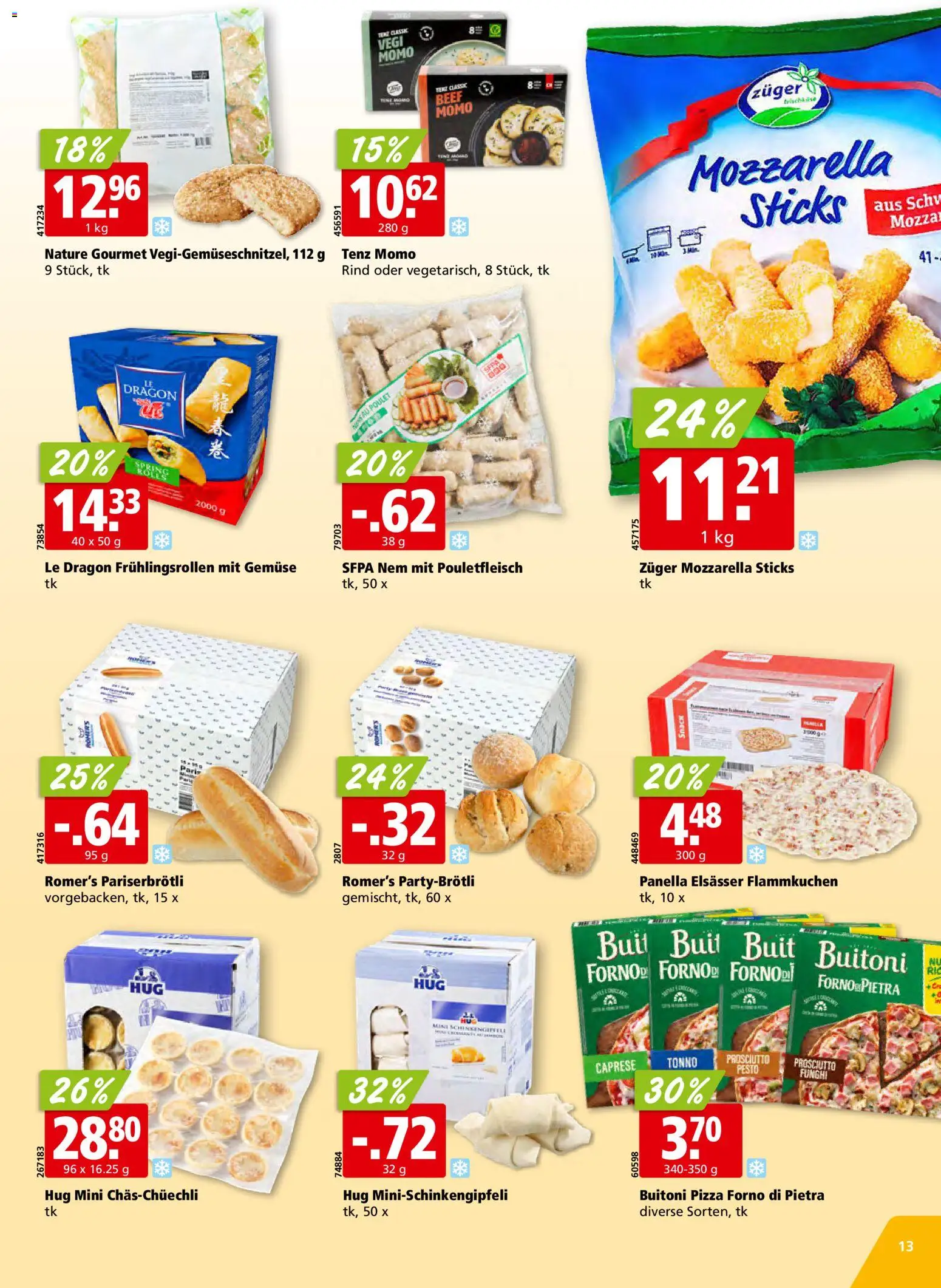 Aligro aktionen – gültig ab 21.09.2026 | Seite: 13 | Produkte: Pizza, Gemüse