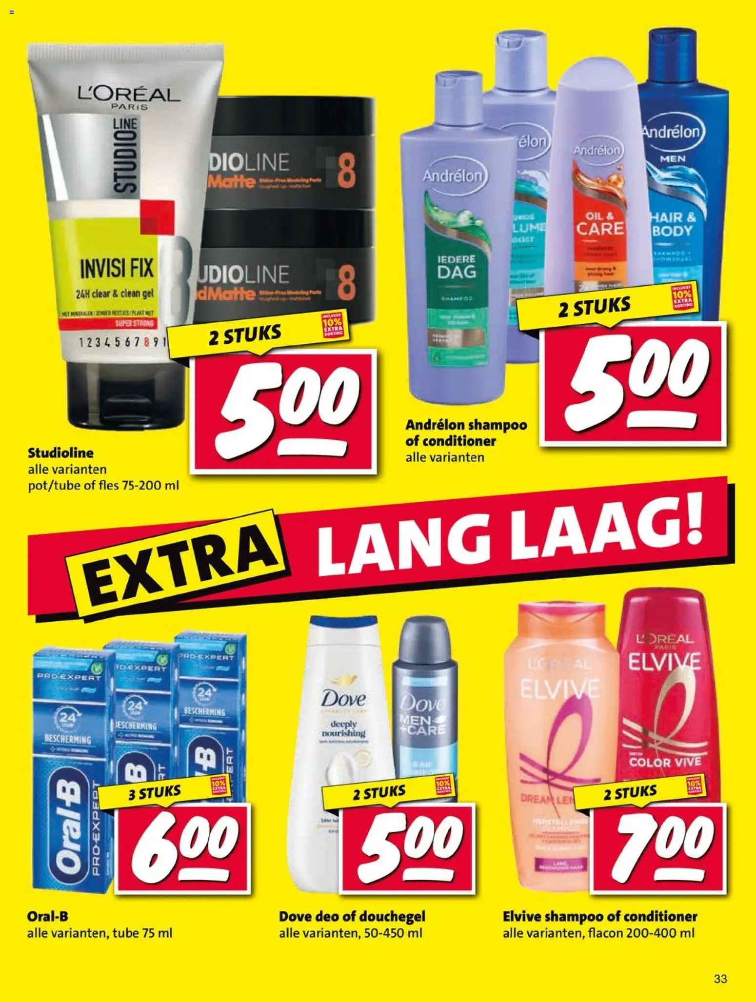 {H1} | Pagina: 33 | Producten: Fles, Gel, Shampoo, Conditioner
