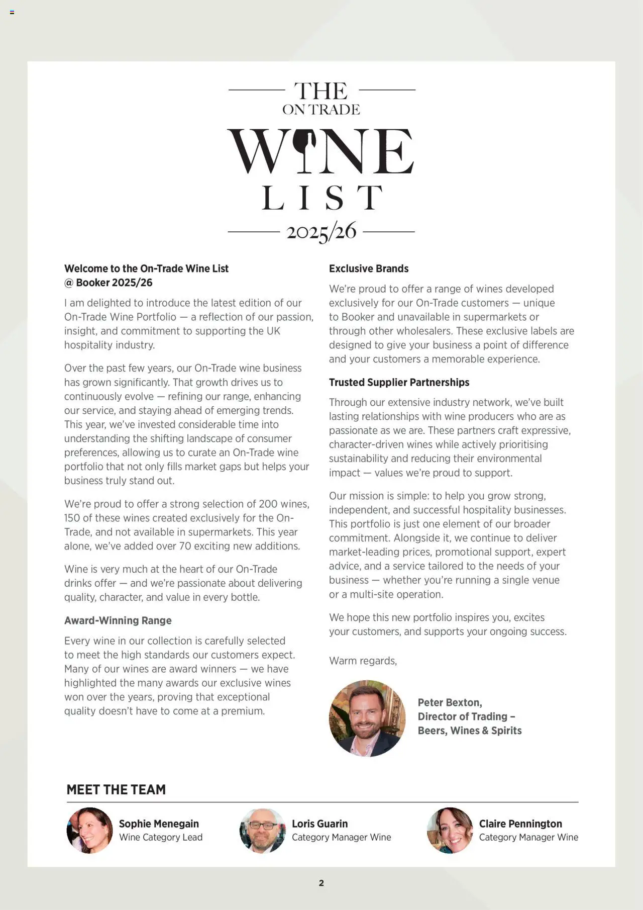 {H1} | Page: 2 | Products: Drinks, Wine