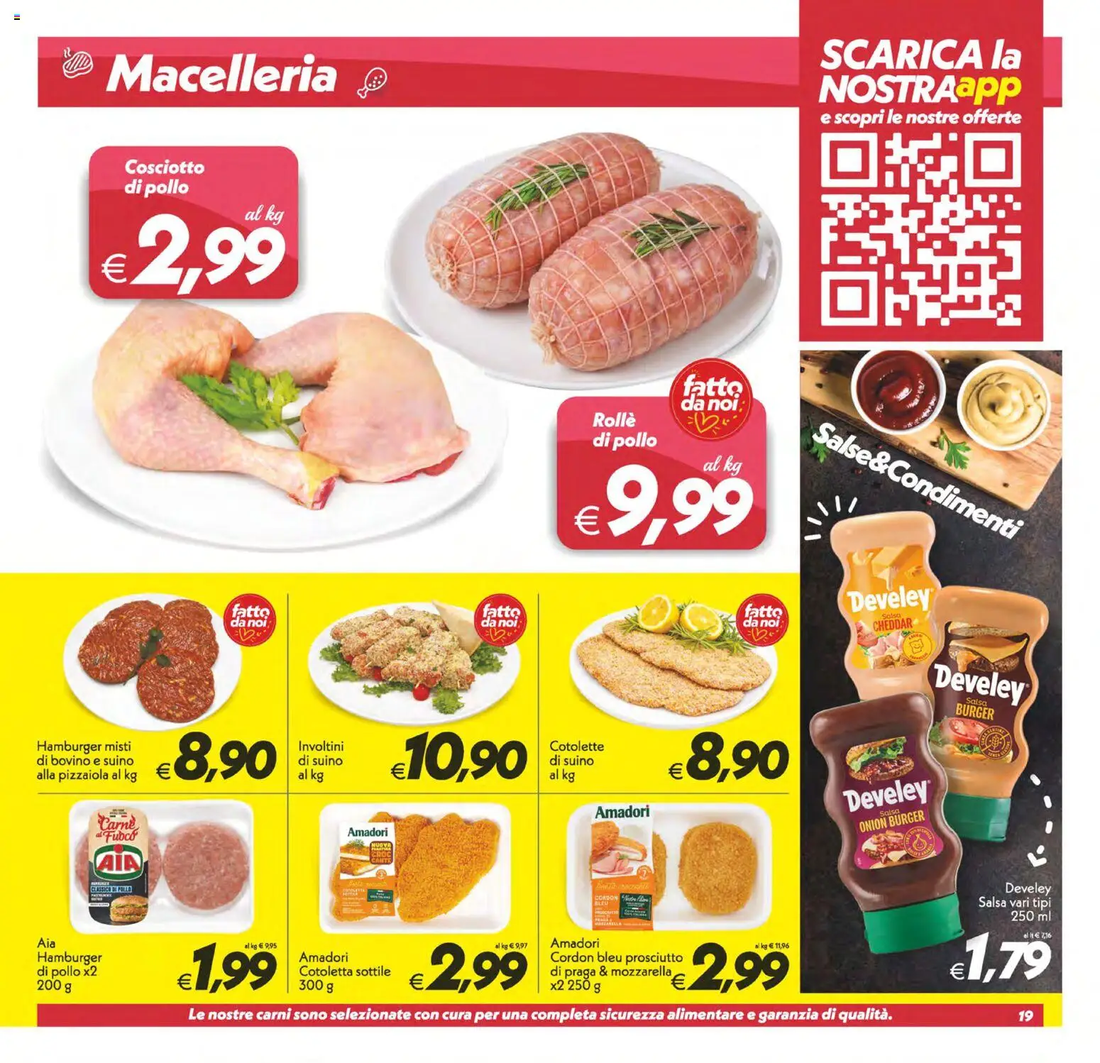 Volantino SuperConveniente del 02/10/2026 | Pagina: 19 | Prodotti: Pollo, Cheddar, Suino, Carne