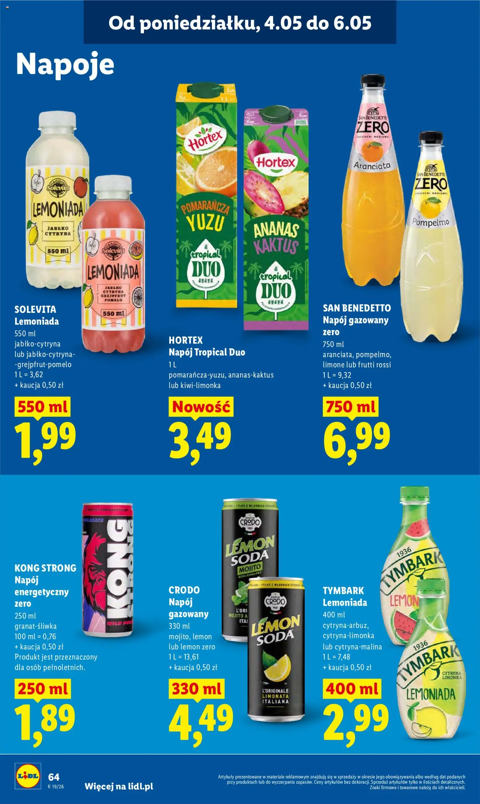 Lidl Polsko leták od 04.05.2026 | Strana: 68 | Produkty: Pomelo, Ananas, Mojito, Solevita
