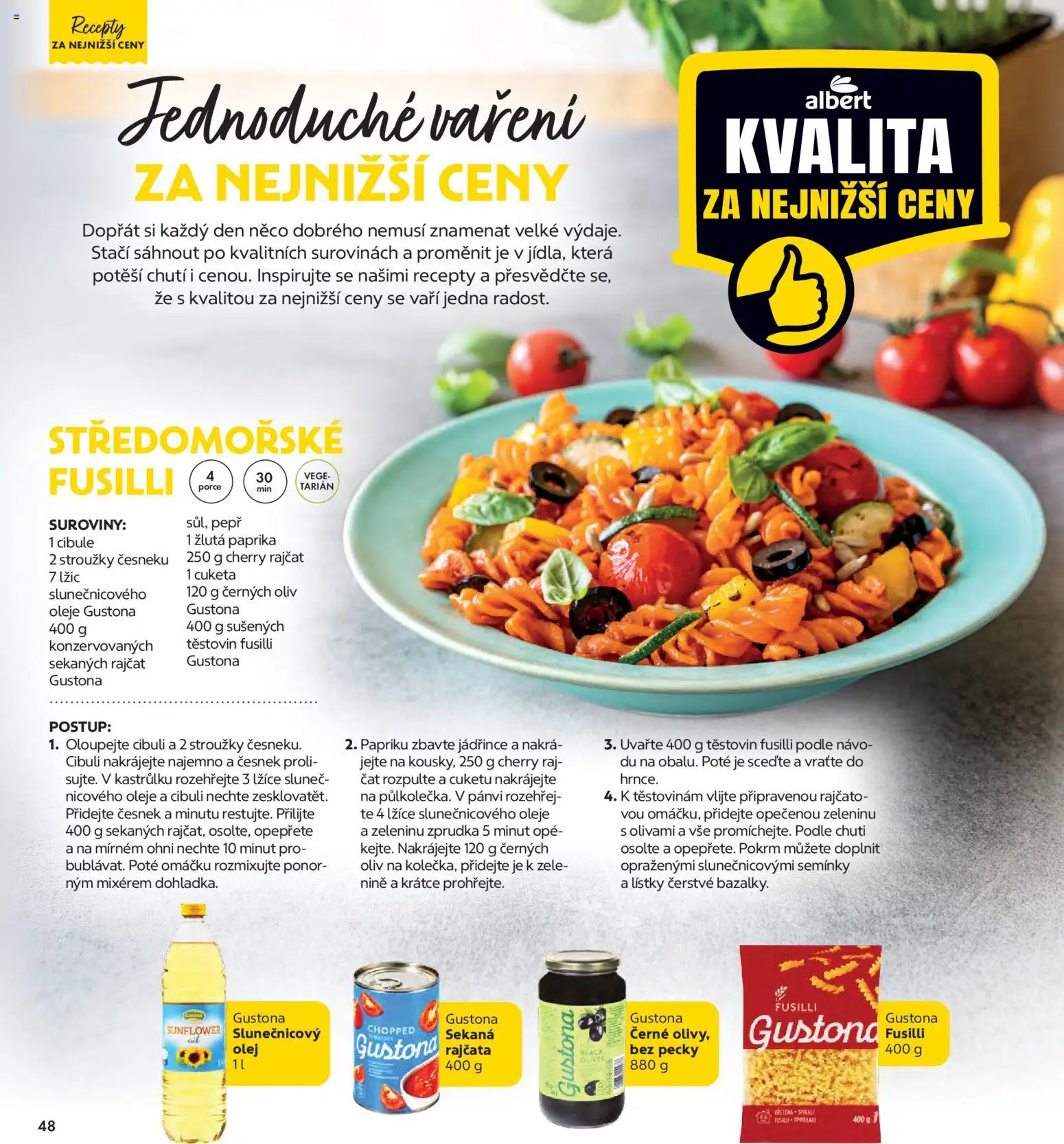 Albert magazín od 01.10.2026 | Strana: 48 | Produkty: Lžíce, Česnek, Slunečnicový olej, Cibule