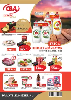 PRIVÁT Aktuális szórólap MAX - amely érvényes a következő dátumtól: 2026.09.10.