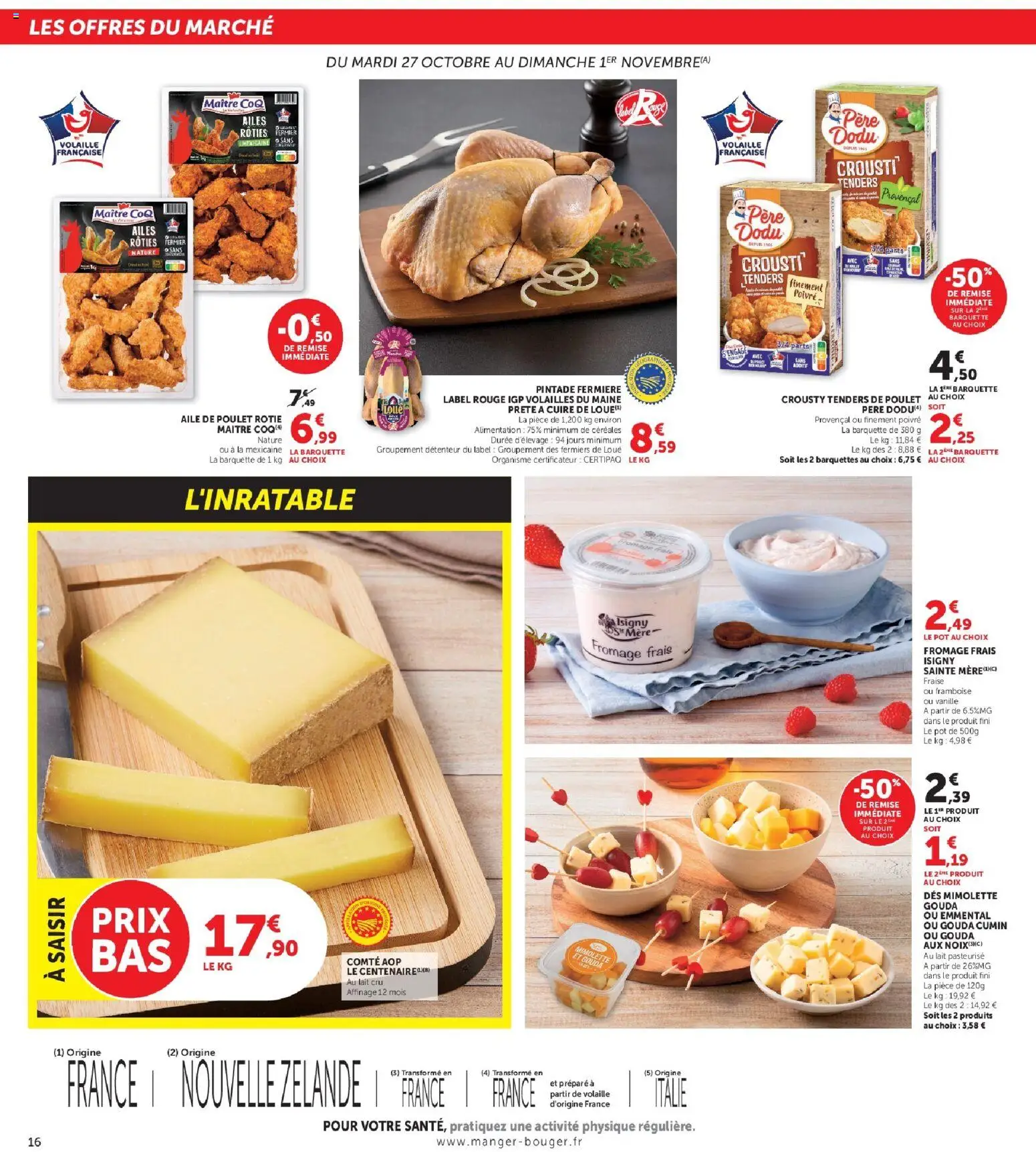 {H1} | Page: 16 | Produits: Volaille, Poivre, Lait, Fromage
