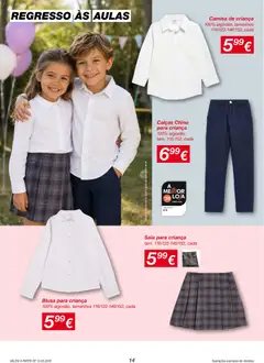 Pré-visualização KIK folheto válido de 10/08/2026 | Página: 14 | Produtos: Calças, Saia, Camisa, Blusa