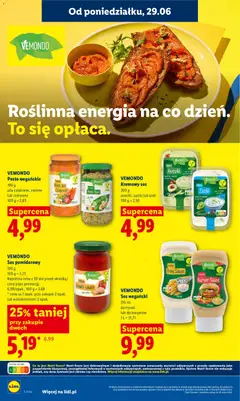 Náhled letáku Lidl Polsko leták od 29.06.2026 | Strana: 52 | Produkty: Vegan, Burger, Pesto