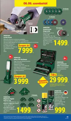 Lidl akciós újság - amely érvényes a következő dátumtól: 04.06.2026 | Oldal: 53