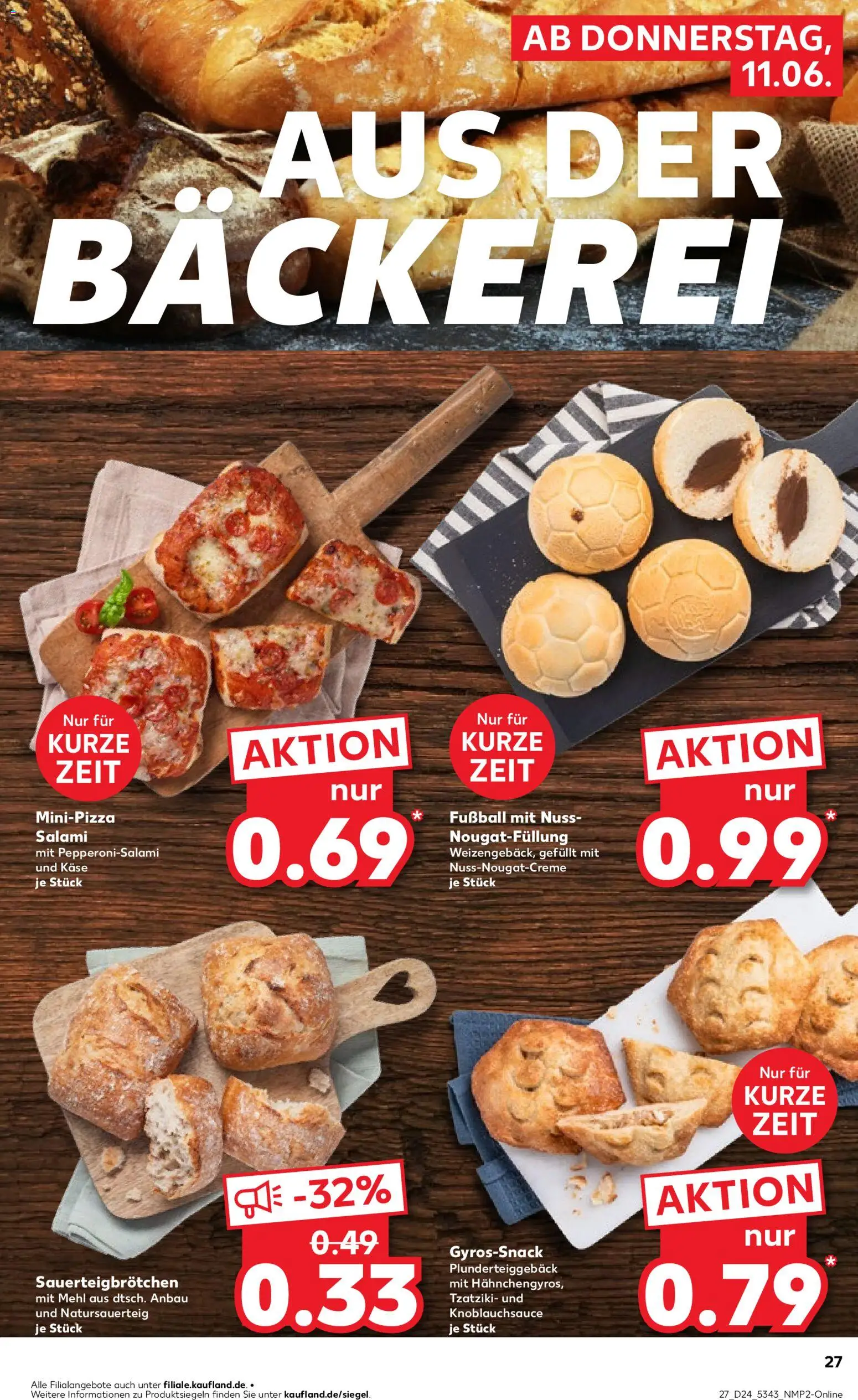 Kaufland Německo leták od 11.06.2026 | Strana: 27 | Produkty: Kaše, Tzatziki