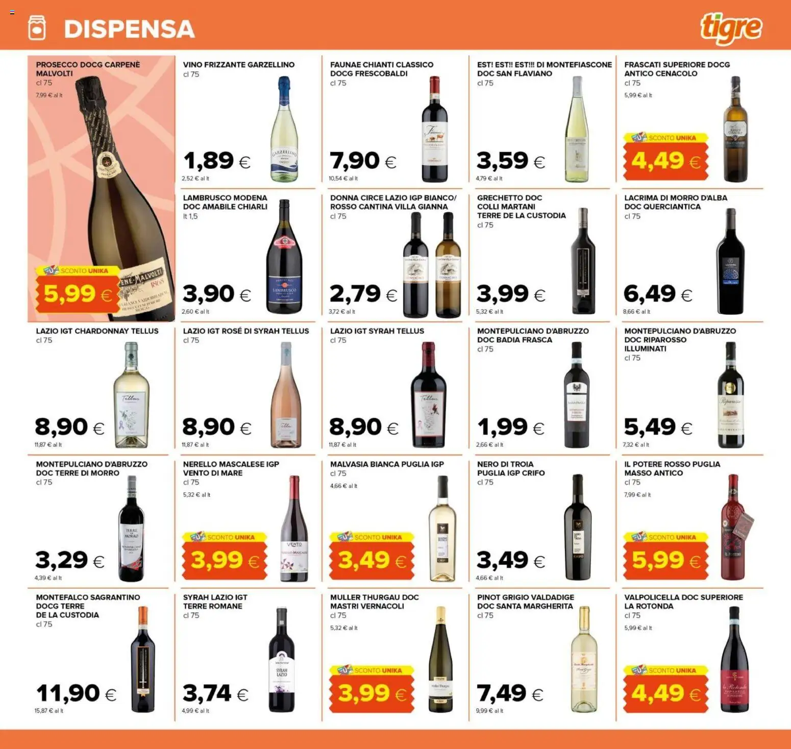 Volantino Tigre del 07.05.2026 | Pagina: 15 | Prodotti: Prosecco, Vino