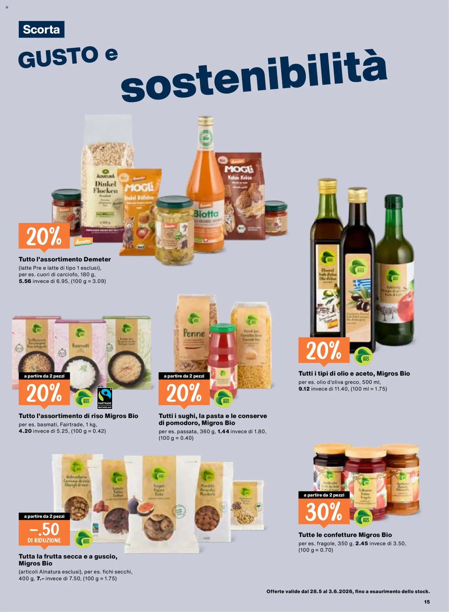 Migros aktionen IT – gültig ab 28.05.2026 | Seite: 15 | Produkte: Pasta, Flocken