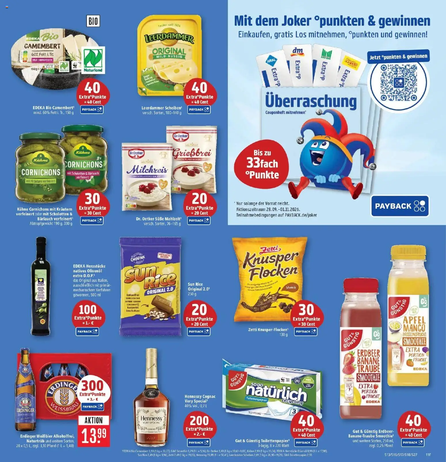 Marktkauf Prospekt Kirchheim (ab 28.09.2026) » Angebote online | Seite: 13 | Produkte: Weißbier, Olivenol, Leerdammer, Toilettenpapier