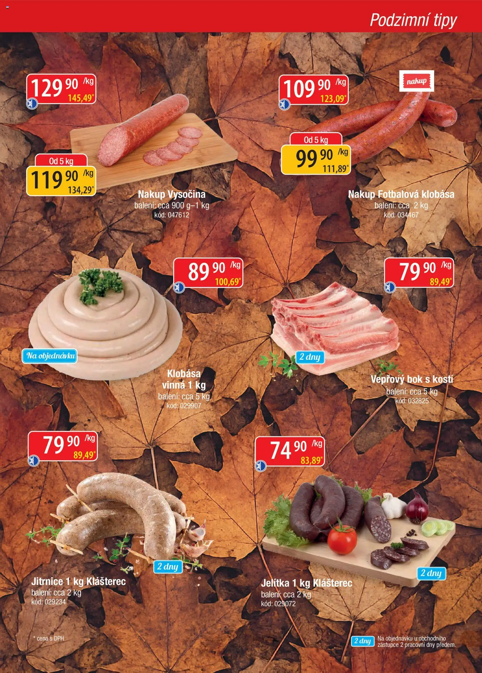 Astur & Qanto leták - Velkoobchod fresh 11/2026 od 01.11.2026 | Strana: 9 | Produkty: Vepřový bok, Klobása, Vysočina