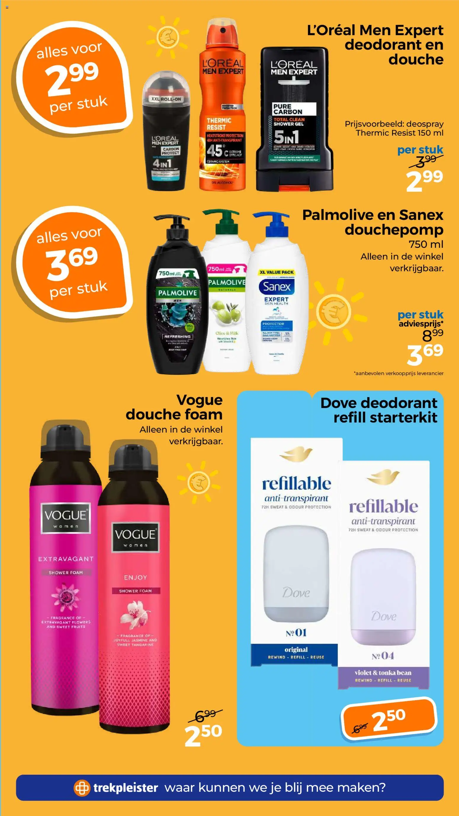 {H1} | Pagina: 29 | Producten: Deodorant, Antitranspirant, Douche, Gel