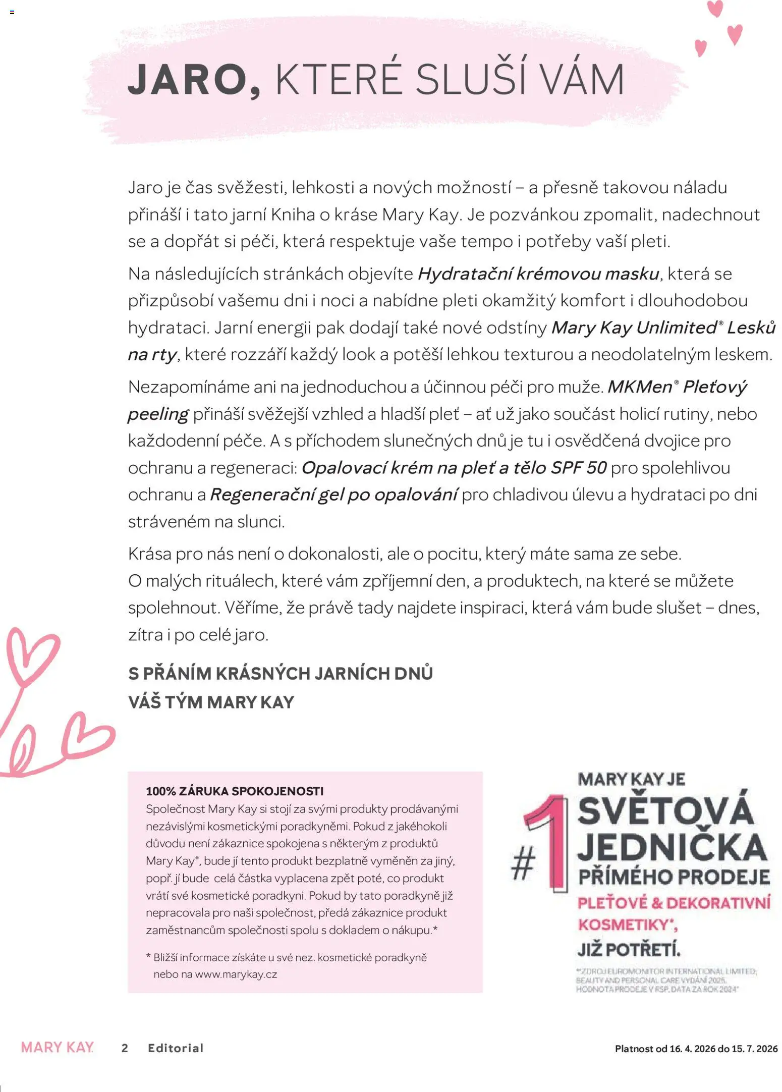Mary Kay kniha o kráse od 01.04.2026 | Strana: 2 | Produkty: Opalovací krém, Kniha, Krém, Peeling