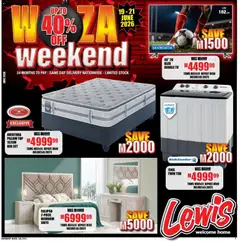 Lewis Stores specials catalogue – valid from 19.06.2026