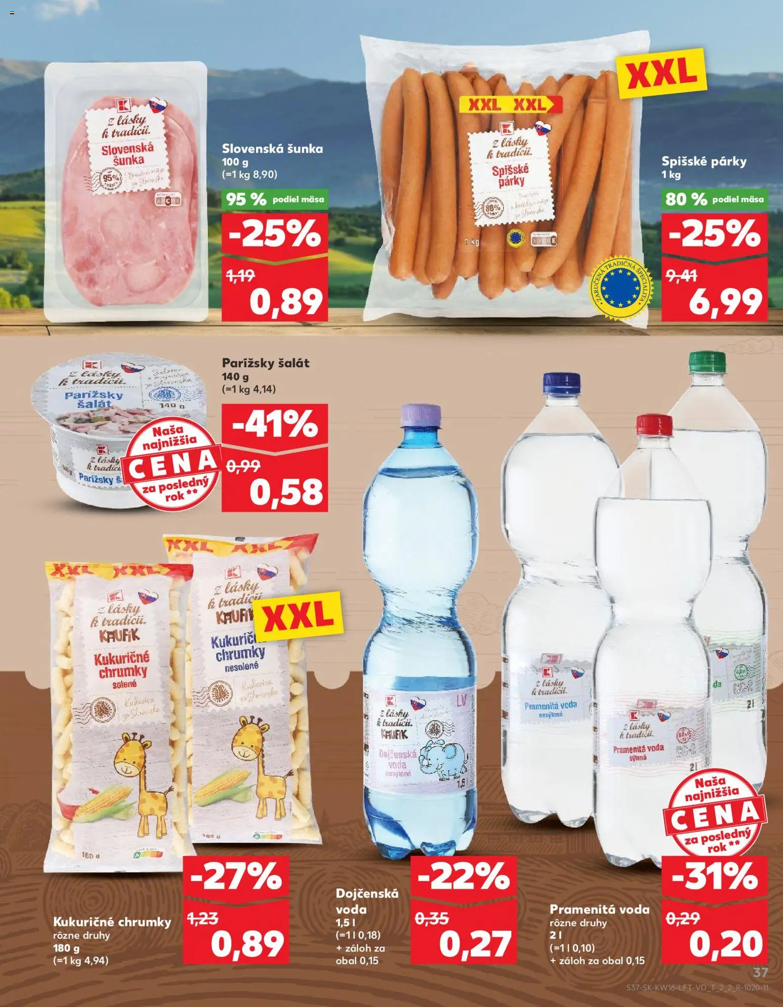 Kaufland SK akciós ujság - amely érvényes a következő dátumtól: 16.04.2026 | Oldal: 37