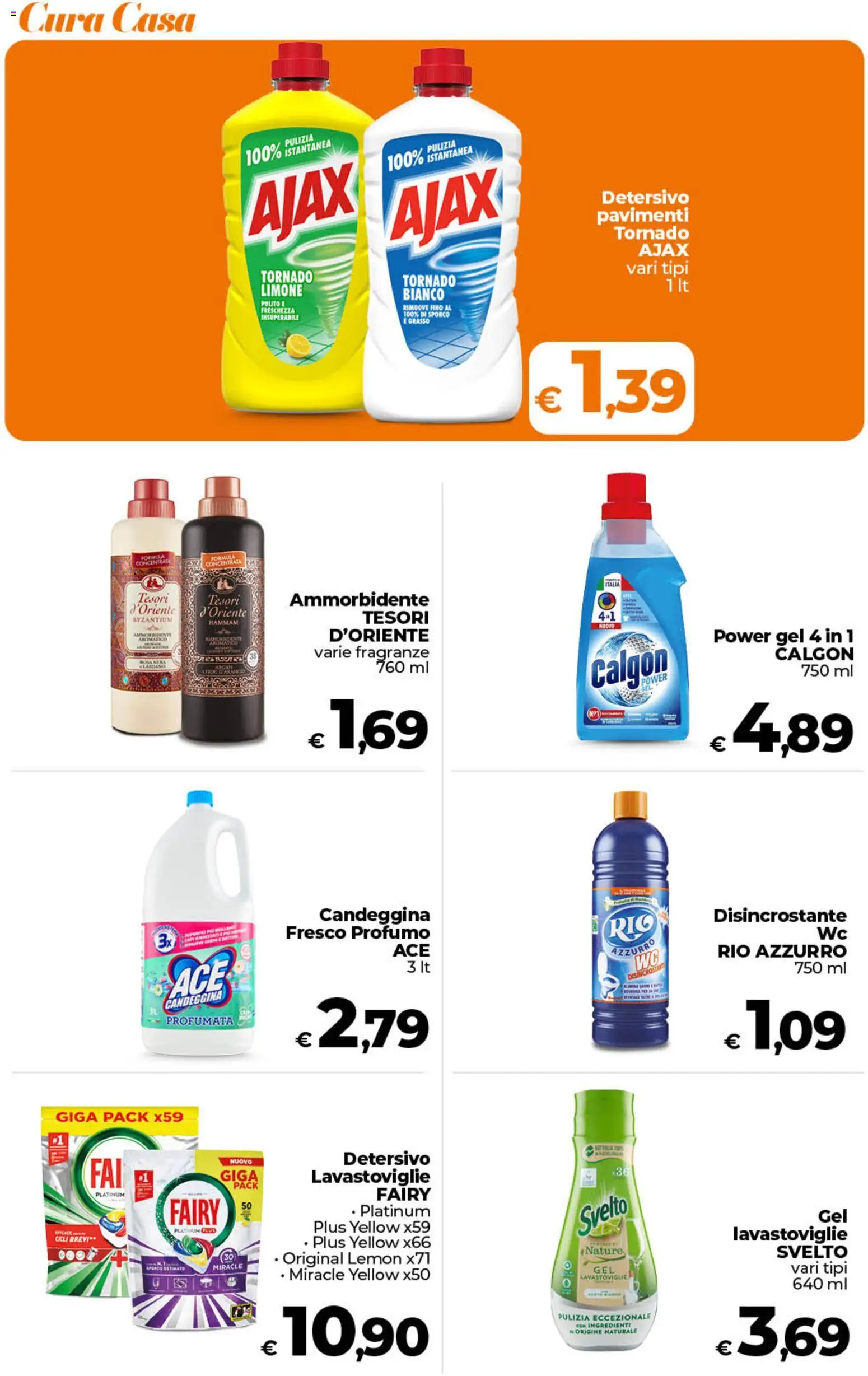 Volantino Ipercoop del 19.05.2026 | Pagina: 50 | Prodotti: Ammorbidente, Candeggina, Limone, Profumo