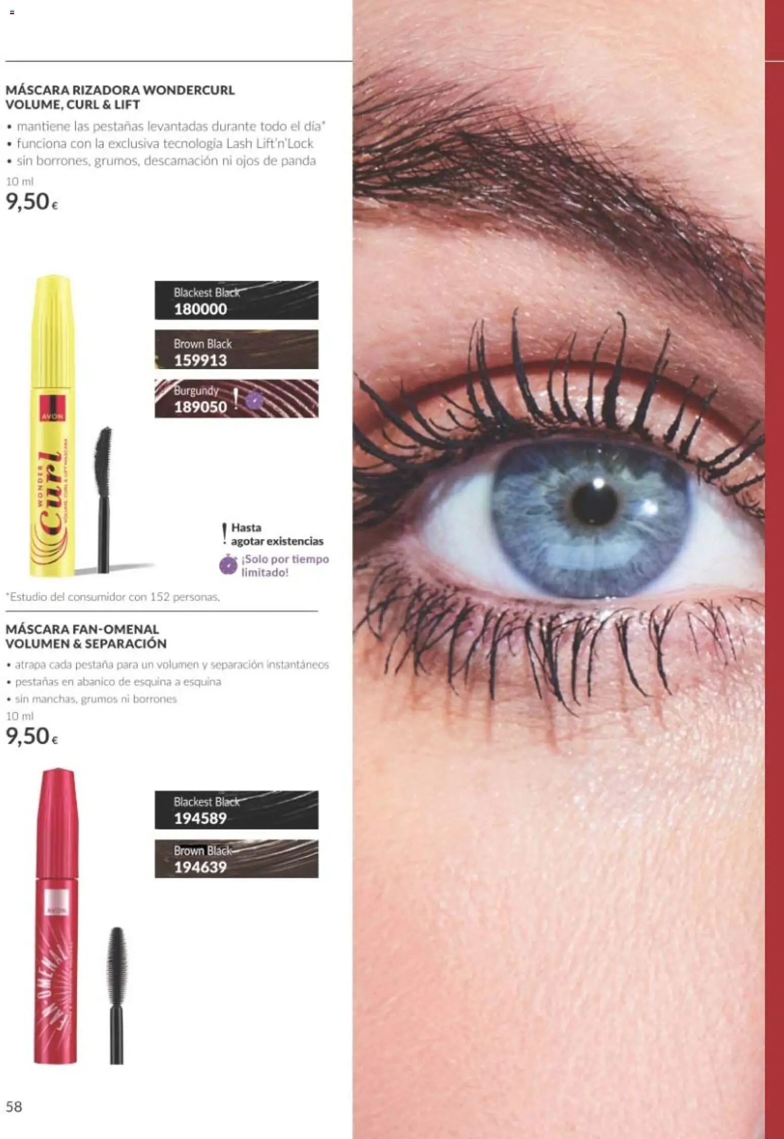 Catálogo AVON Black Friday │ válido desde el 01/11/2026 | Página: 58 | Productos: Máscara