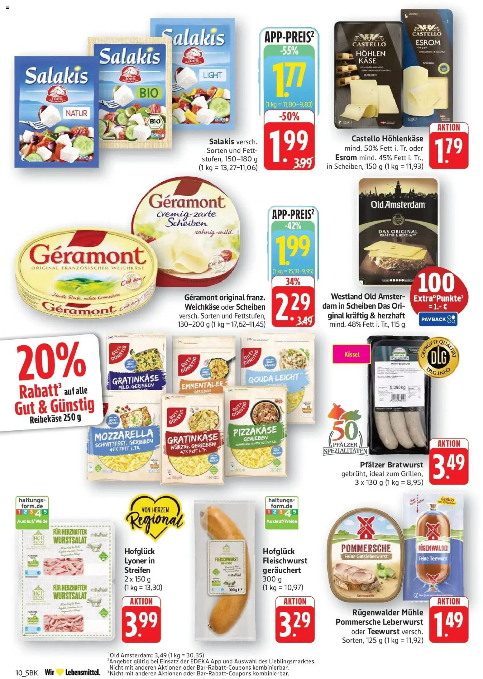 Edeka prospekt Pirmasens – gültig ab 26.05.2026 | Seite: 10 | Produkte: Mühle, Käse, Mozzarella, Salakis